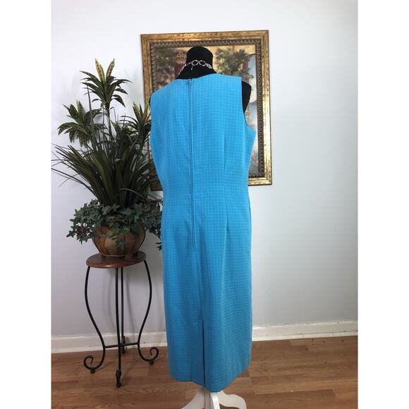 Milla Denim Blue Dress SM Long Sleeve Open Front Snap Button Pocket Minimalist - Picture 4 of 10